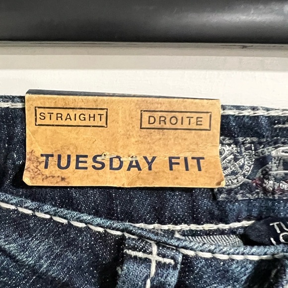 NEW‎ NWT Tuesday Capri silver Jeans 29 - Picture 4 of 10